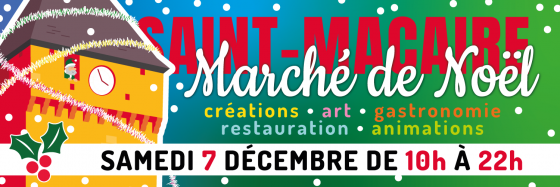 Marché de Noël le samedi 7 décembre 2024