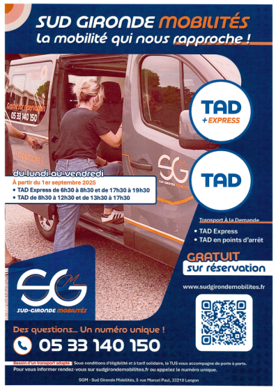 Horaires Navette Transport à la demande TAD Express