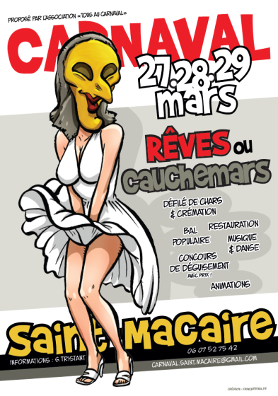 Carnaval 2026 : 27, 28 & 29 mars “Rêves ou cauchemars”