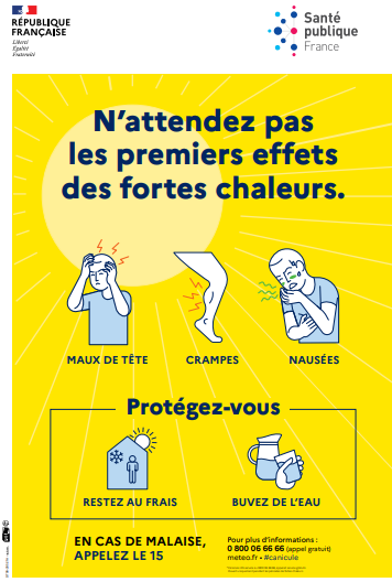 Alerte Canicule :  recommandations Santé publique
