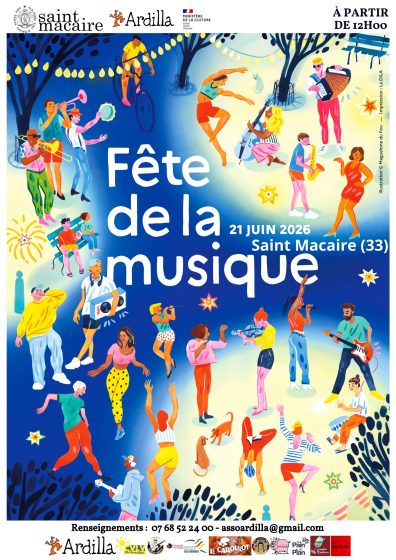 Fête de la musique le dimanche 21 Juin 2026