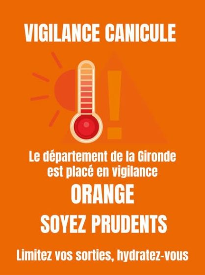 Alerte vigilance orange canicule