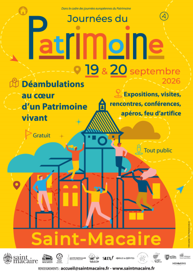 Journées du patrimoine les 19 & 20 septembre 2026